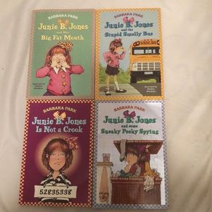 Four Junie B Jones books